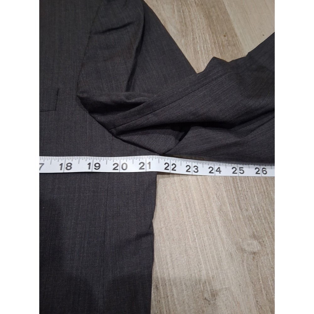 Burberry Mens Charcoal Grey Two Button Blazer Sport Coat 42R‎ - Picture 4 of 6